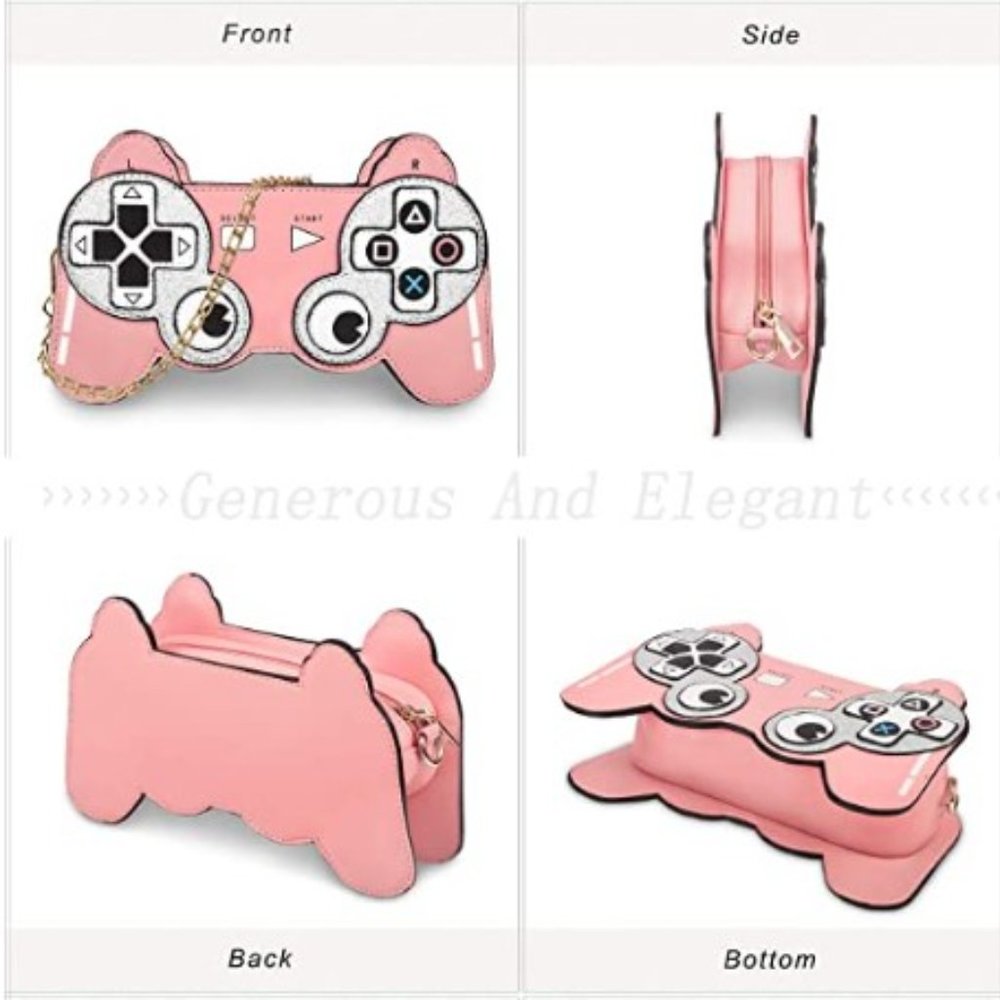 NOVELTY GAME PAD SHAPED CROSSBODY BAG - Picture 2 of 14